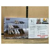 Metal 2-Tier Shoe and Utility Rack