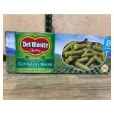 Del Monte Cut Green Beans, 8 Cans