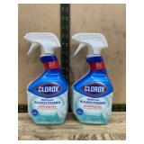 Clorox Bathroom Bleach Foamer Cleaner, 2 Bottles