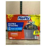 Hefty Ultra Strong Trash Can Liners, 90 Bags