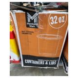 240 Translucent Plastic Containers with Lids