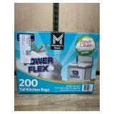 200 Tall Kitchen Bags With Drawstring Closure