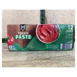 Pack of 12 Tomato Paste Cans