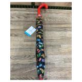 Children's Printed Umbrella with Red Handle