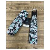 Compact Umbrella with Floral Pattern