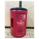 Folgers Classic Roast Coffee Container