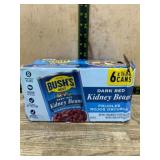 Pack of 6 Cans of Dark Red Kidney Beans