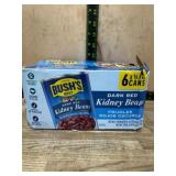 Bush's Best Dark Red Kidney Beans, 6 Cans