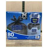 Heavy-Duty 55-Gallon Drum Liners, 80 Count