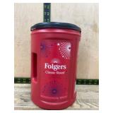 Folgers Classic Roast Coffee Container
