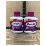 Twin Pack MiraLAX Powder, 34 Doses Each