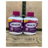 Twin Pack of MiraLAX 34-Dose Powder Bottles