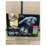 Sheba Cat Food Variety Pack, 60 Twin Packs