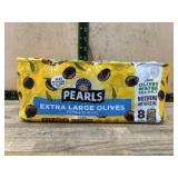Pearls Extra Large Pitted Olives, 8-Pack