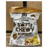Soft & Chewy Peanut Butter & Banana Dog Treats