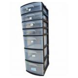 Plastic 7-Drawer Storage Organizer 12x15x40