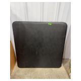 Black Square Folding Table Top