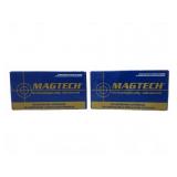 Magtech 9mm Luger 115gr Ammunition, 2 Boxes