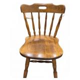 Solid Wood Spindle Back Dining Chair