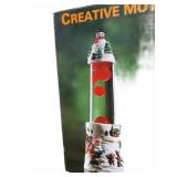 Christmas Holiday Lava Lamp with Santa