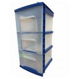 Home Solutions 3-Drawer Plastic Storage Cart