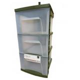 Home Solutions 3-Drawer Storage Cart