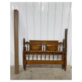 Full Size Turned Wood Bed Frame