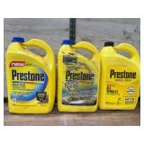 Prestone Antifreeze Coolant, 3 Mostly Full J/