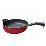 Red Nonstick Deep Sautï¿½ Pan with Handles