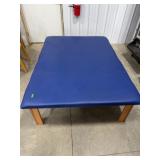 Large vinyl Blue Therapy Table