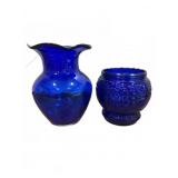 Cobalt Blue Glass Vases