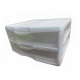 Sterilite ClearView Two-Drawer Organizer