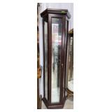 Tall Hexagonal Display Cabinet With Glass