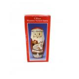 5 Piece Wooden Nested Santa Set