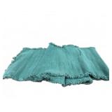 Green Woven Fabric Table Runner