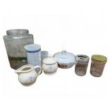 Kitchen Glass and Ceramic Containers