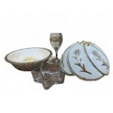 Decorative Glass and Bowl Lot
