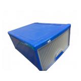 Blue Plastic Storage Drawer 17x13x8