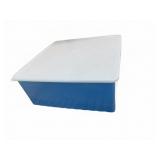 Plastic Storage Bin with Lid 12x12x5 Inch