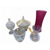 Glass and Crystal Decorative Vessels