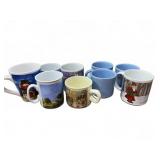 Ten Ceramic Mugs