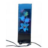 Electric Lamp With flowers
