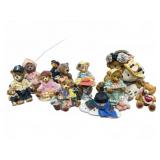 Decorative Bear Figurine Collection