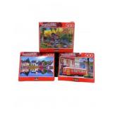 Puzzlebug 500-Piece Jigsaw Lot, 3 Boxes