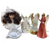 Angel Figurines and Doll Lot