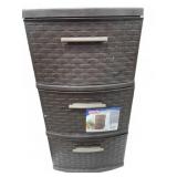 Sterilite 3-Drawer Plastic Storage Unit