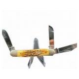 Case XX Trapper Pocket Knife Bone Handle