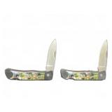 Folding Pocket Knives with Scenic Inl