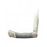 Folding Pocket Knife with Ornate Bolsters