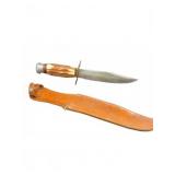 Original Bowie Knife With Leather Sheath